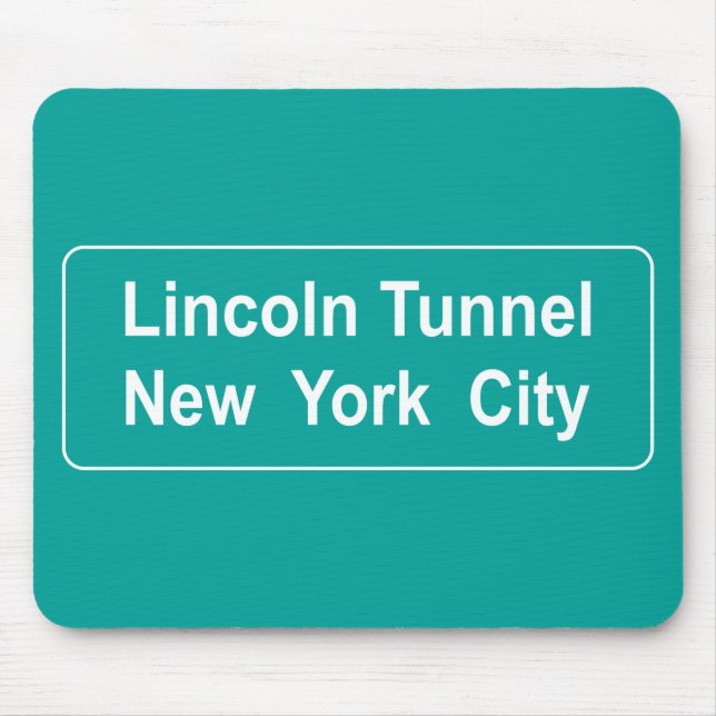 Road Sign Lincoln Tunnel Musmatta (Framsidan)