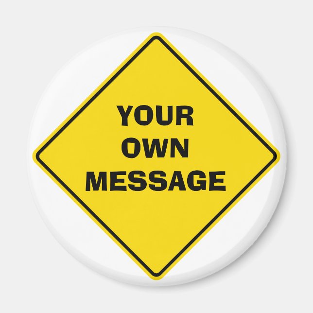 Road Sign Magnet (Framsidan)