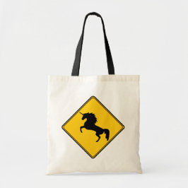 Road Sign Unicorn Tygkasse