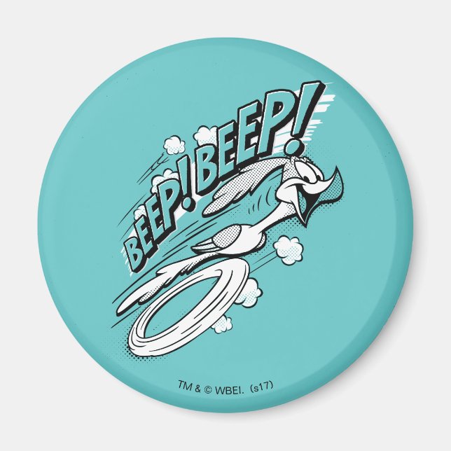 ROAD SPRINGER™ BEEP BEEP!™ Raster Magnet (Framsidan)