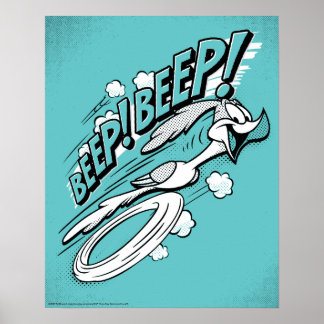 ROAD SPRINGER™ BEEP BEEP!™ Raster Poster