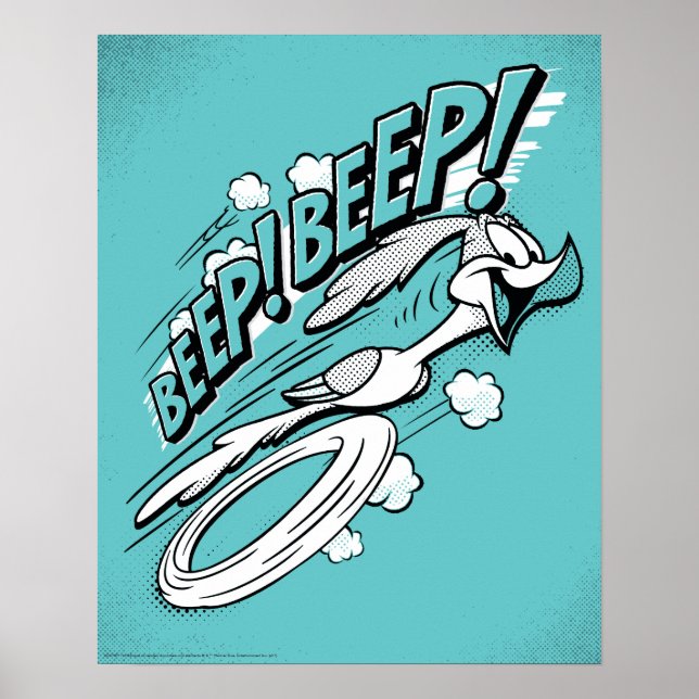 ROAD SPRINGER™ BEEP BEEP!™ Raster Poster (Framsidan)