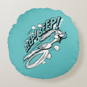 ROAD SPRINGER™ BEEP BEEP!™ Raster Rund Kudde