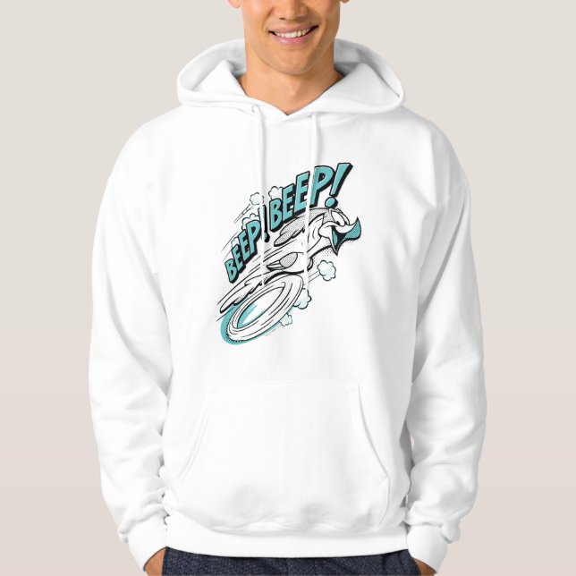 ROAD SPRINGER™ BEEP BEEP!™ Raster Sweatshirt Med Luva (Framsida)