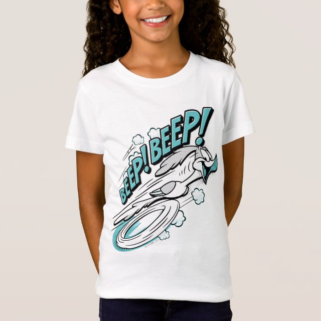 ROAD SPRINGER™ BEEP BEEP!™ Raster T-shirt (Framsida)