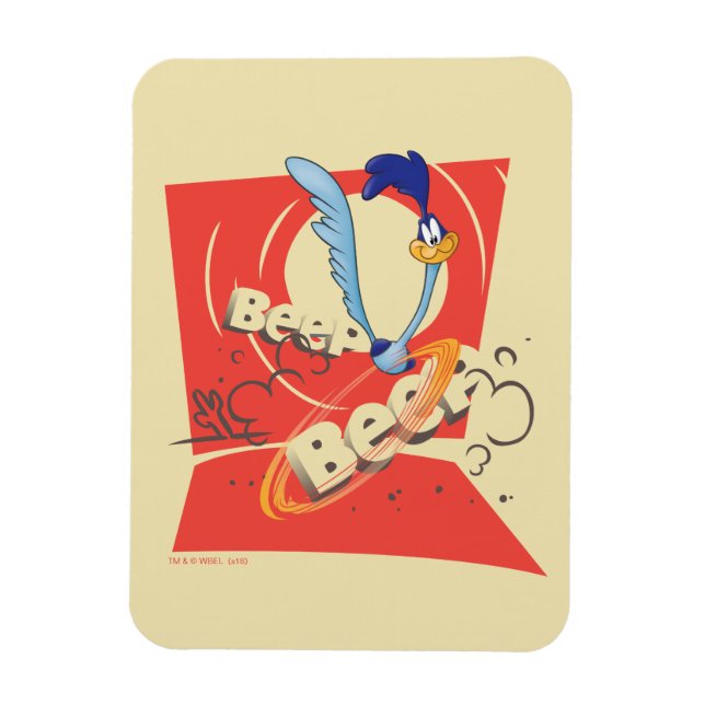 ROAD SPRINGER™ BEEP BEEP!™ Sunset Graphic Magnet (Vertikal)