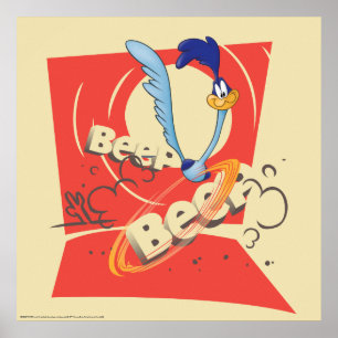 ROAD SPRINGER™ BEEP BEEP!™ Sunset Graphic Poster