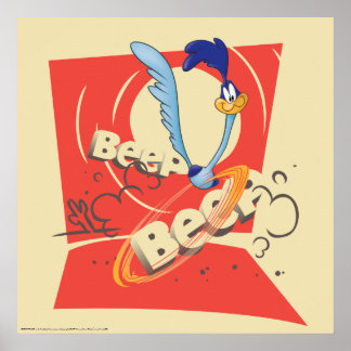 ROAD SPRINGER™ BEEP BEEP!™ Sunset Graphic Poster