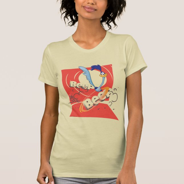 ROAD SPRINGER™ BEEP BEEP!™ Sunset Graphic T Shirt (Framsida)