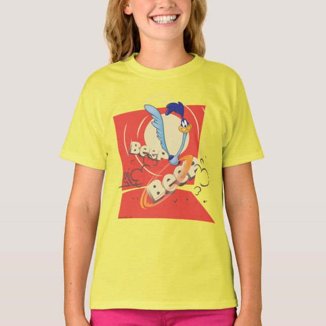 ROAD SPRINGER™ BEEP BEEP!™ Sunset Graphic T Shirt (Framsida)