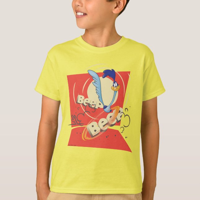 ROAD SPRINGER™ BEEP BEEP!™ Sunset Graphic T Shirt (Framsida)