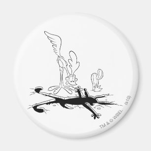 ROAD SPRINGER™ och WILE E. COYOTE™ Shaped Hål Magnet