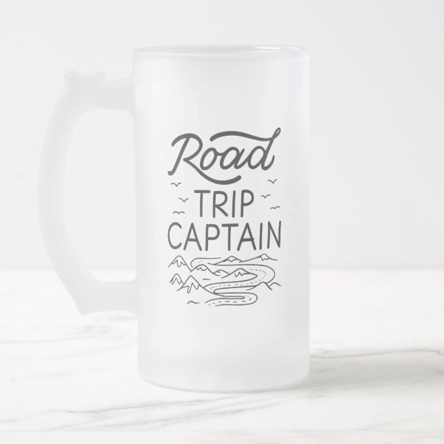 Road Trip Kapten I Frostat Ölglas (Vänster)