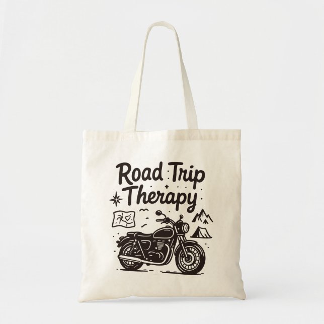Road Trip Therapy  Tygkasse (Framsidan)