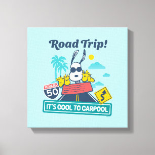 Road Trippin Jordnötter Det är Coola till Carpoo Canvastryck