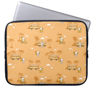 Road Trippin   Jordnötter Snoopy Beach Mönster Laptop Fodral