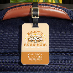 Road Trippin   Jordnötter Snoopy Summers Bagagebricka