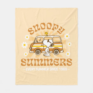 Road Trippin   Jordnötter Snoopy Summers Fleecefilt