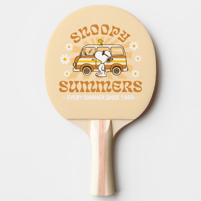 Road Trippin | Jordnötter Snoopy Summers Pingisracket (Framsidan)