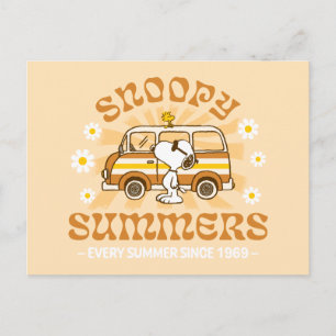 Road Trippin   Jordnötter Snoopy Summers Vykort