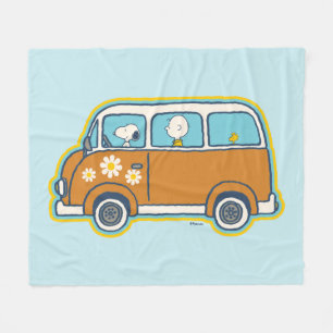 Road Trippin   Peanuts Road Resa Van Fleecefilt