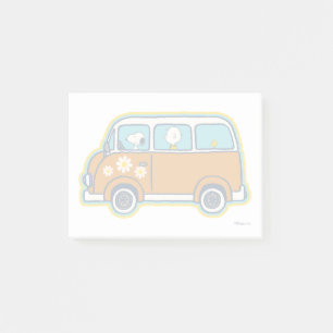 Road Trippin Peanuts Road Resa Van Post-it Block