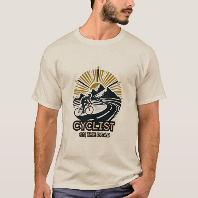 Road Warrior Sand Cycling Tee (Framsida)