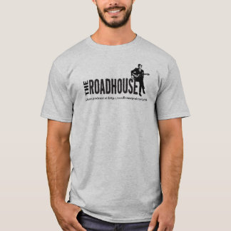 Roadhousegrå färgutslagsplatsen tee shirt
