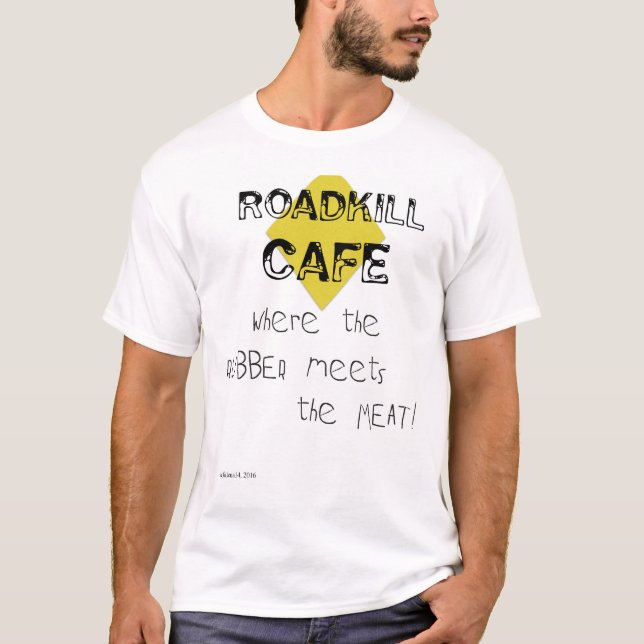 Roadkill Cafe Tee Shirt (Framsida)