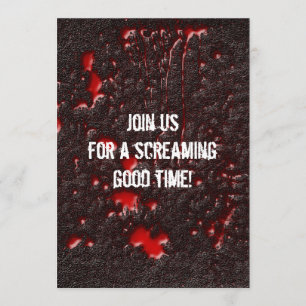 Roadkill Horror Halloween-inbjudan Inbjudningar
