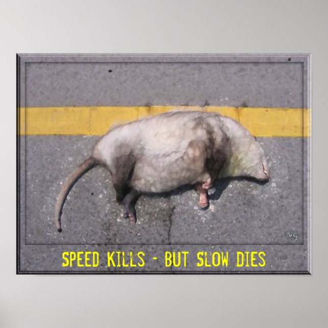 Roadkill Motivational Poster (Framsidan)