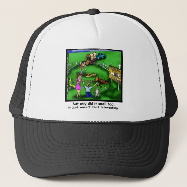 Roadkill Petting Zoo Roliga T-shirts & presenter Truckerkeps (Framsida)