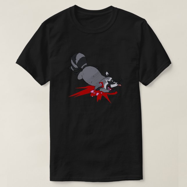 Roadkill Raccoon T Shirt (Design framsida)
