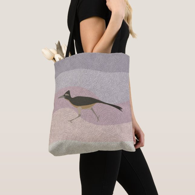 Roadrunner Allover Tote Bag Tygkasse (Närbild)