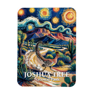 Roadrunner av Joshua Tree Van Gogh Natt Anpassad Magnet