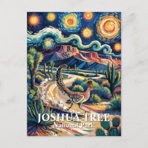 Roadrunner av Joshua Tree Van Gogh Natt Anpassad Vykort