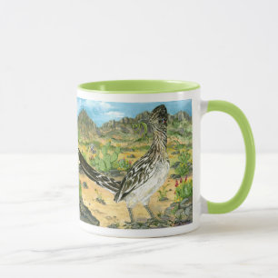 Roadrunner Eating Alien, New mexico Souvenir! Mugg