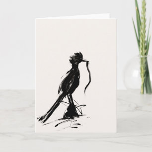 Roadrunner med ormhälsningkortet kort