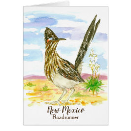 Roadrunner New mexico State Bird Blank Hälsningskort