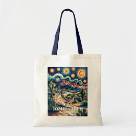 Roadrunner of Joshua Tree Van Gogh Night Custom Tygkasse