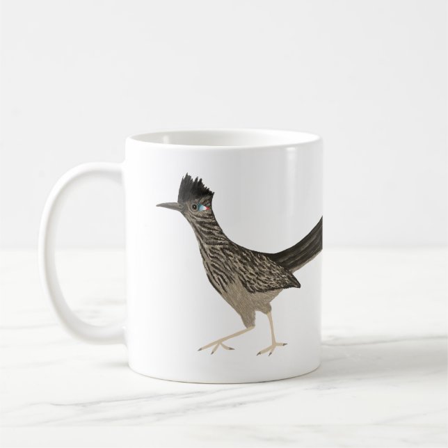 Roadrunner Roadrun Pencil Teckning Kaffemugg (Vänster)