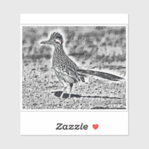 Roadrunner Sketch Klistermärken