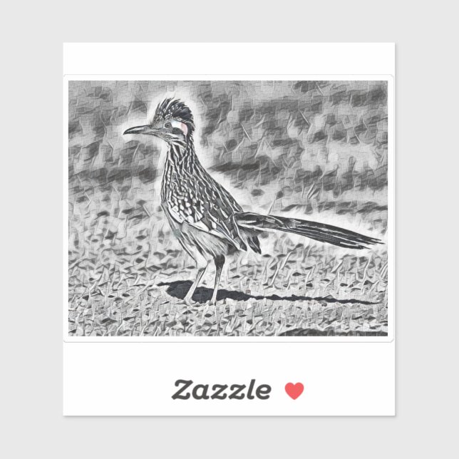 Roadrunner Sketch Klistermärken (Ark)