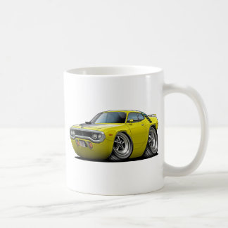 RoadrunnerGult-Svart bil 1971-72 Kaffemugg