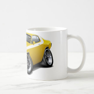 RoadrunnerGult-Vit bil 1973-74 Kaffemugg