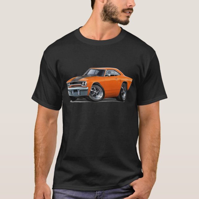 RoadrunnerOrange-Svart 1970 Tee (Framsida)