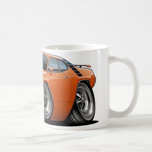 RoadrunnerOrange-Svart bil 1971-72 Kaffemugg (Höger)