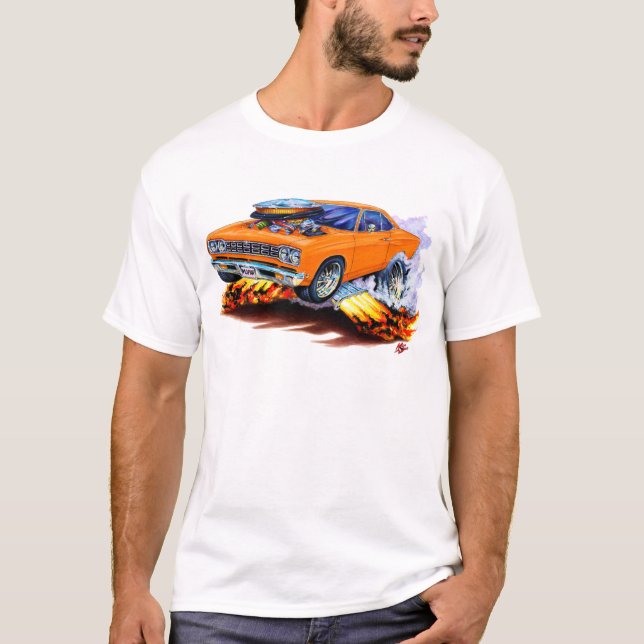 Roadrunnerorangebil 1968-69 t-shirt (Framsida)