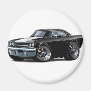 RoadrunnerSvart-Vit 1970 Magnet