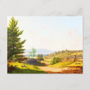 Roadscape av Sanford Robinson Gifford Vykort